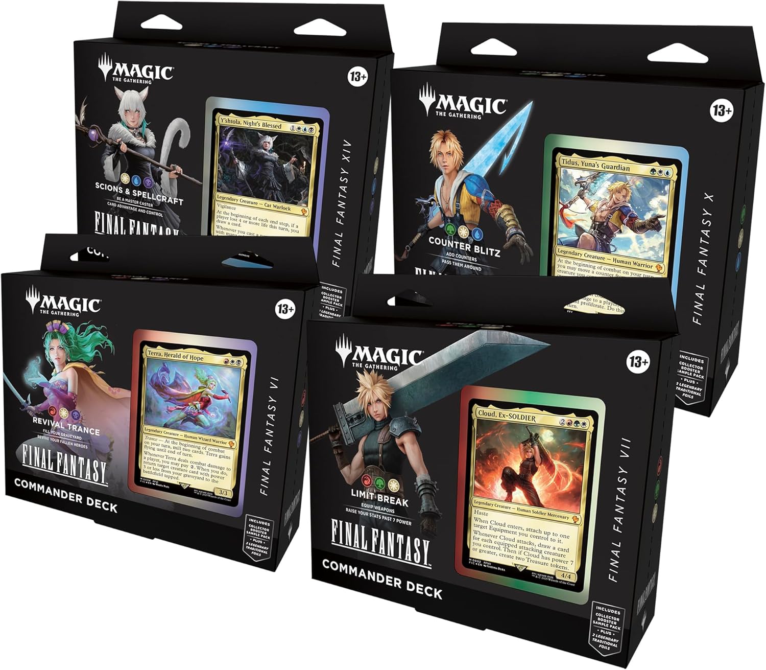 $174.99*: Magic: The Gathering - Final Fantasy Commander Deck Bundle (All 4 Decks) at Amazon