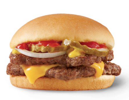 Wendy's double stack hamburger free with purchase