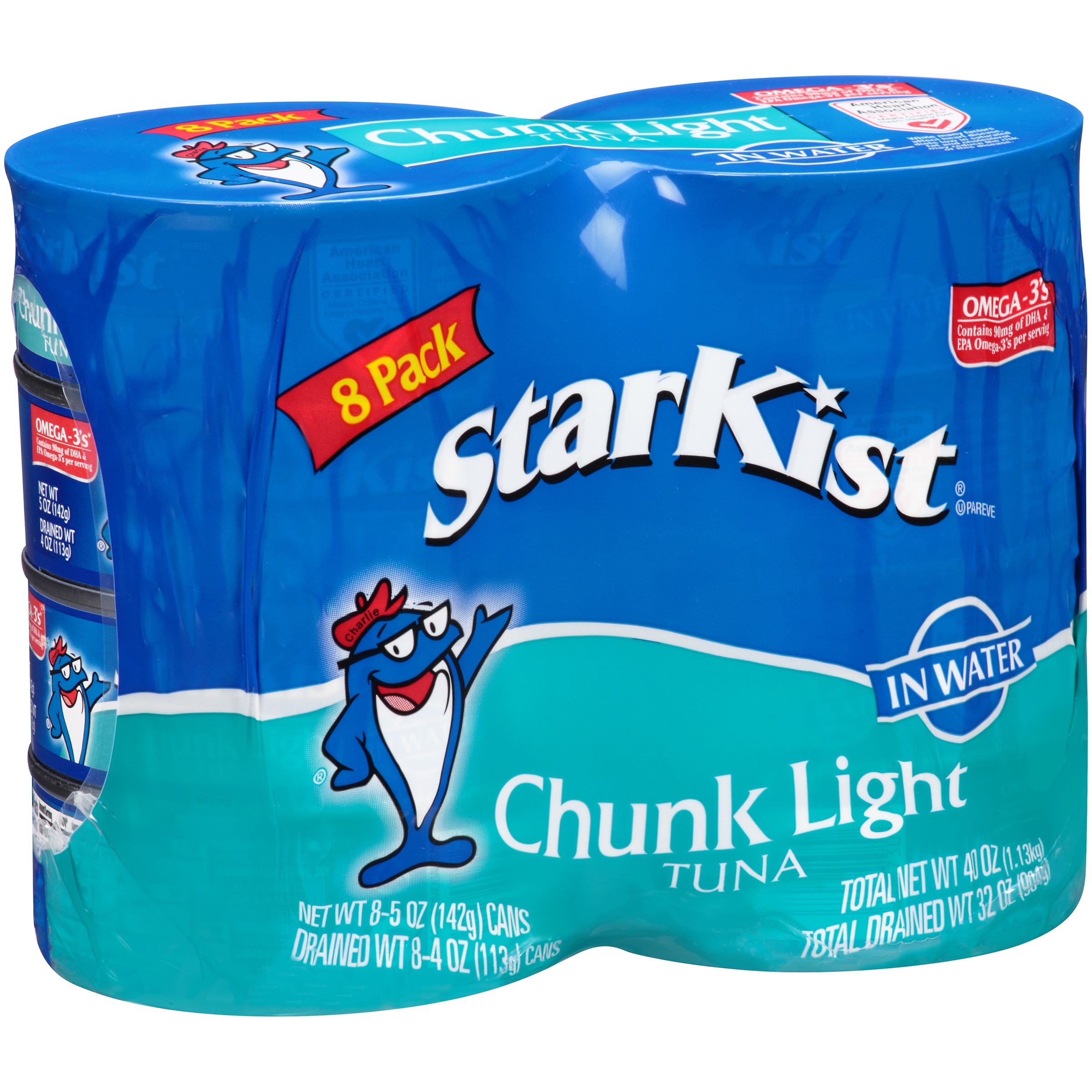 StarKist Chunk Light Tuna in Water, 5 oz (Pack of 8) for $5.97 or less w/ S&S + FS